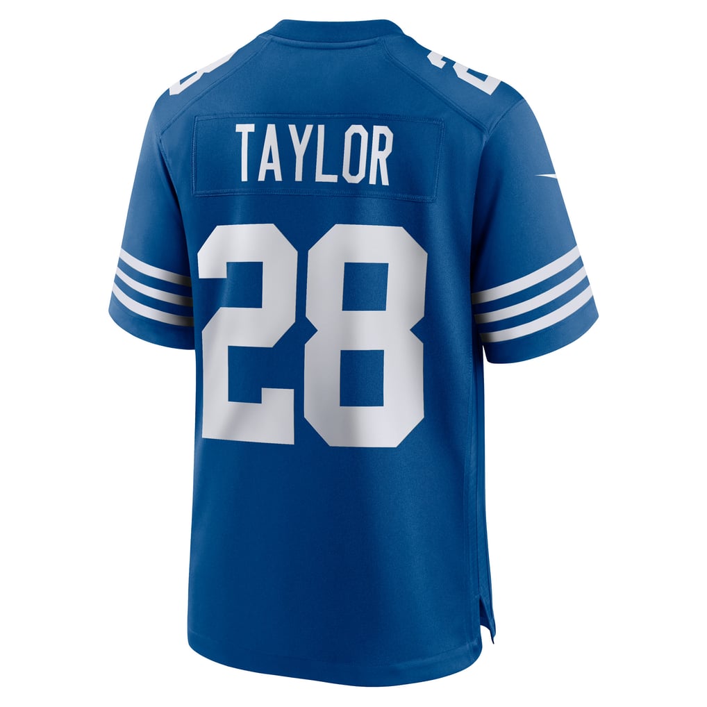 Men's Indianapolis Colts Jonathan Taylor Nike Royal Game Player Jersey - Image 4