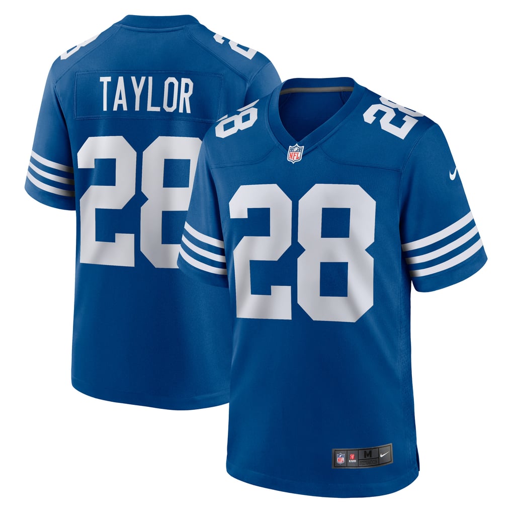 Men's Indianapolis Colts Jonathan Taylor Nike Royal Game Player Jersey - Image 1