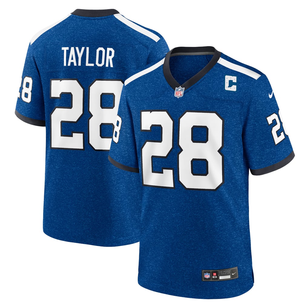 Men's Indianapolis Colts Jonathan Taylor Nike Royal Indiana Nights Alternate Game Jersey - Image 1