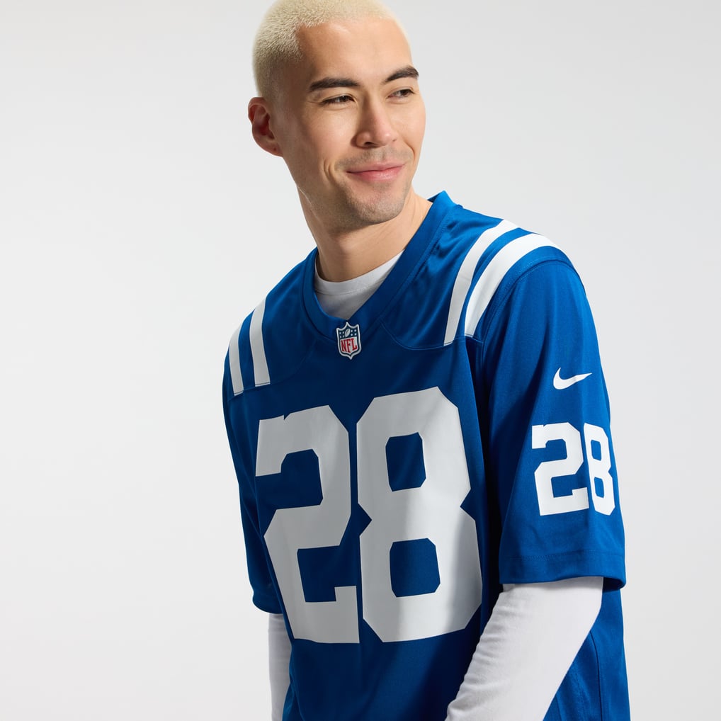 Men's Indianapolis Colts Jonathan Taylor Nike Royal Player Game Jersey - Image 11