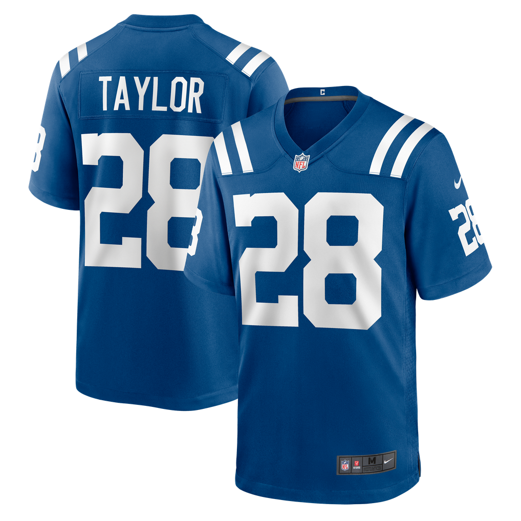 Men's Indianapolis Colts Jonathan Taylor Nike Royal Player Game Jersey - Image 2