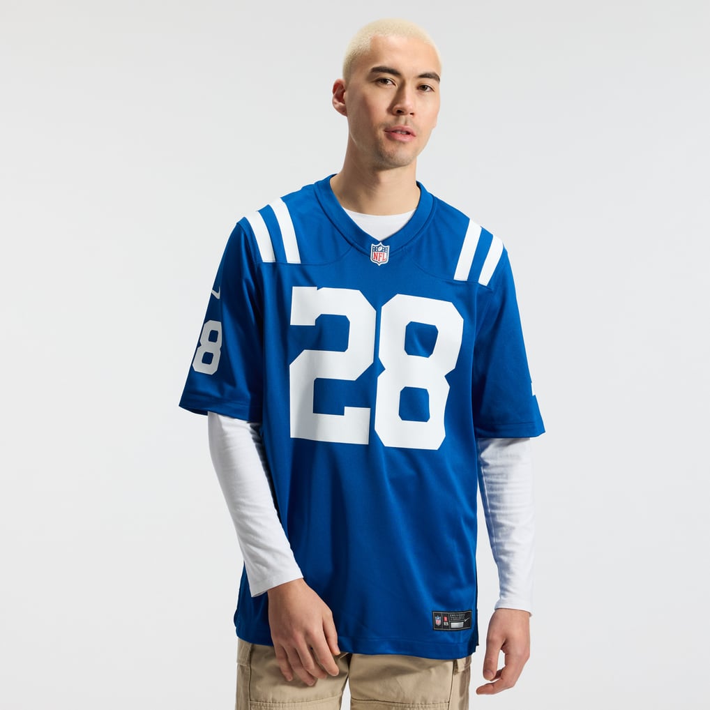 Men's Indianapolis Colts Jonathan Taylor Nike Royal Player Game Jersey - Image 3