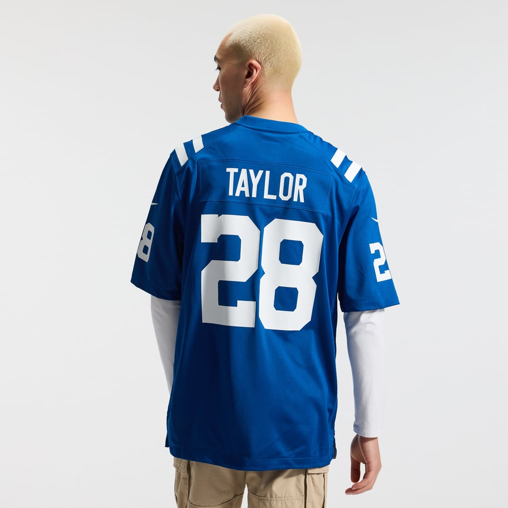 Men's Indianapolis Colts Jonathan Taylor Nike Royal Player Game Jersey - Image 4