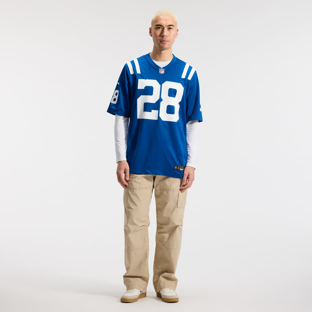 Men's Indianapolis Colts Jonathan Taylor Nike Royal Player Game Jersey - Image 5