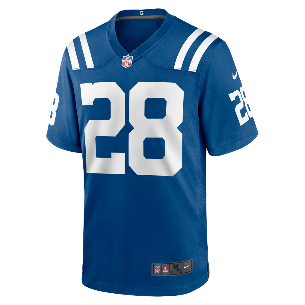 Men's Indianapolis Colts Jonathan Taylor Nike Royal Player Game Jersey - Image 7