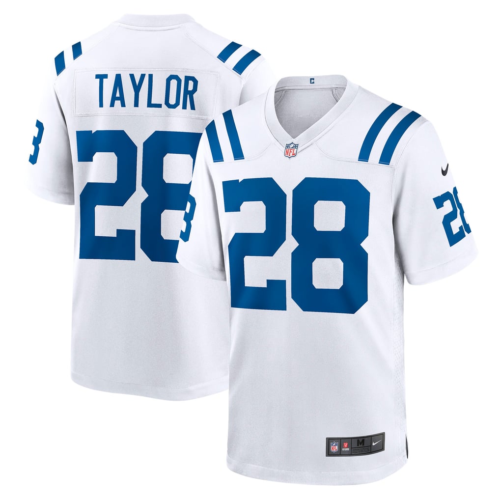 Men's Indianapolis Colts Jonathan Taylor Nike White Player Game Jersey - Image 2