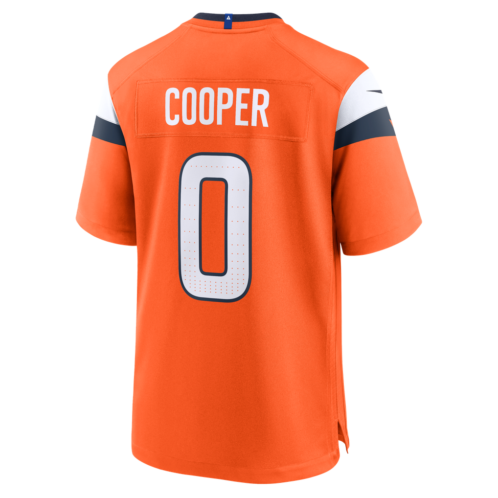 Men's Denver Broncos Jonathon Cooper Nike  Orange Team Game Jersey - Image 4