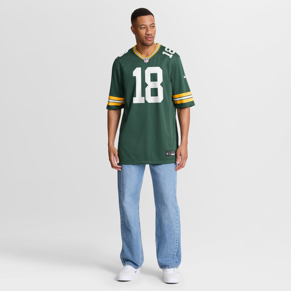 Men's Green Bay Packers Jonnu Smith Nike Green Team Game Jersey - Image 3