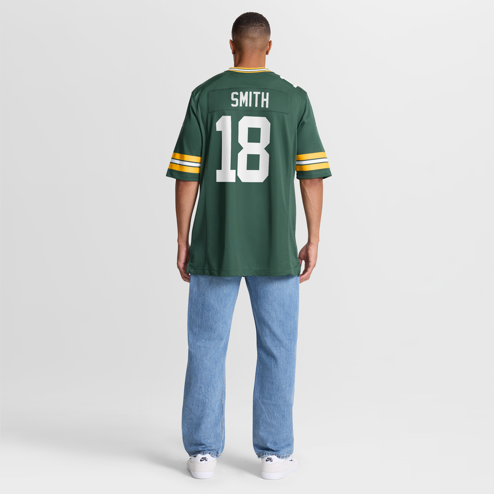 Men's Green Bay Packers Jonnu Smith Nike Green Team Game Jersey - Image 4