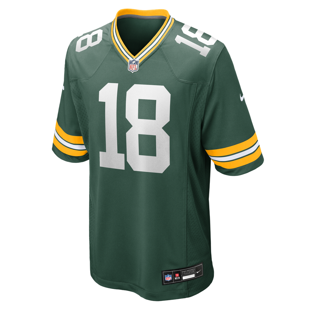 Men's Green Bay Packers Jonnu Smith Nike Green Team Game Jersey - Image 5
