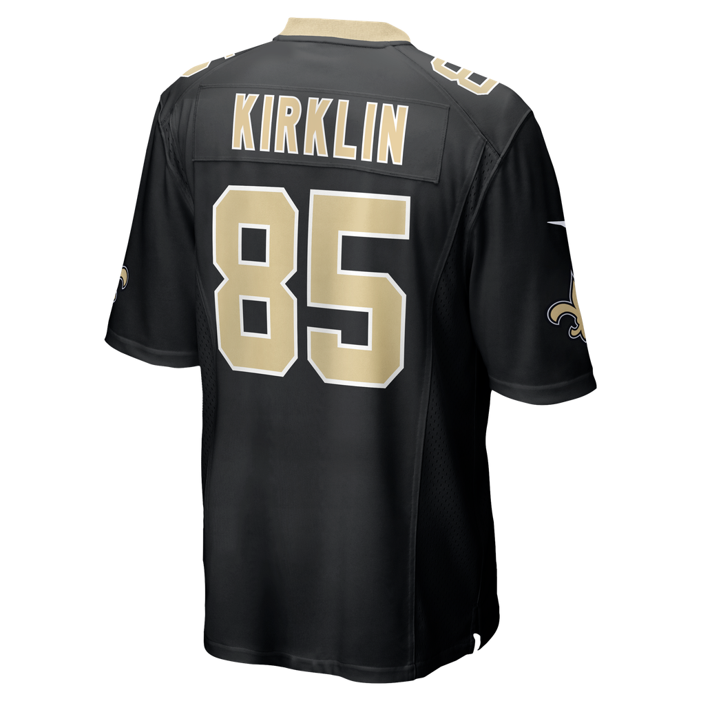 Men's New Orleans Saints Jontre Kirklin Nike  Black Team Game Jersey - Image 4