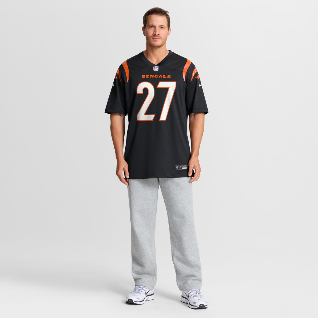 Men's Cincinnati Bengals Jordan Battle Nike Black Team Game Jersey - Image 8