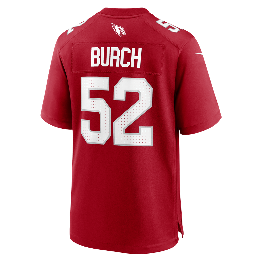 Men's Arizona Cardinals Jordan Burch Nike  Cardinal Team Game Jersey - Image 4