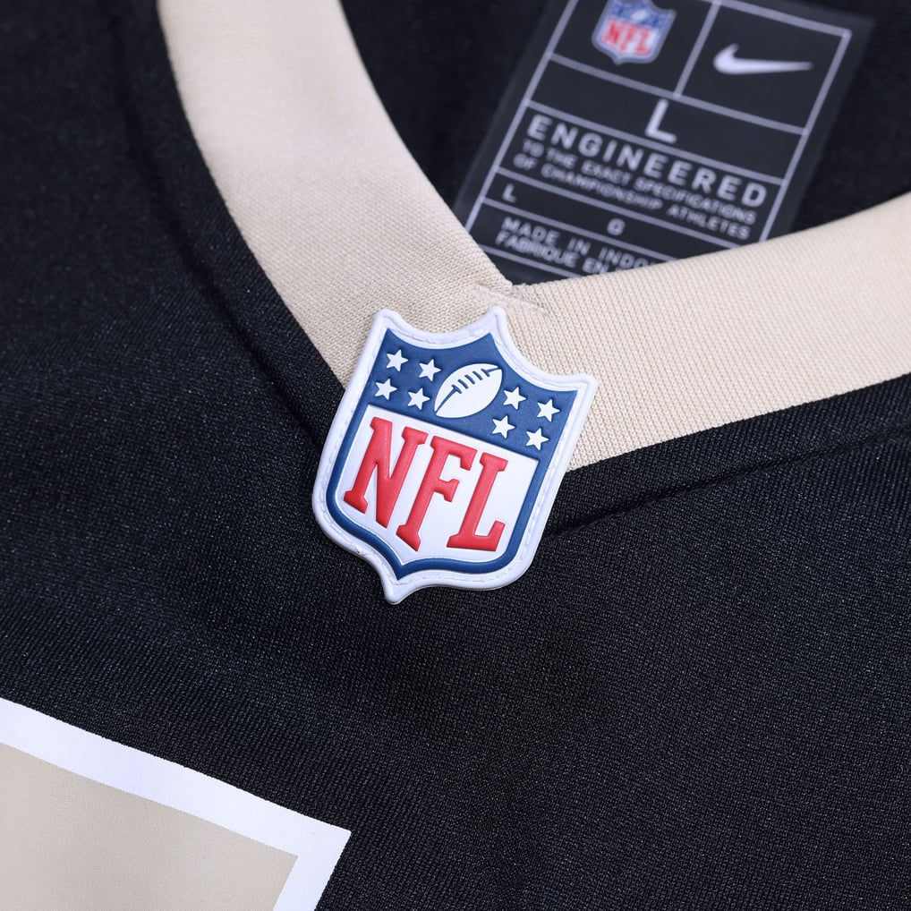 Men's New Orleans Saints Jordan Howden Nike  Black Team Game Jersey - Image 5