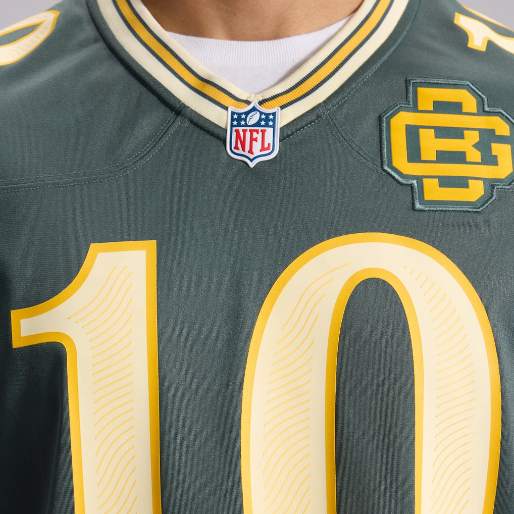 Men's Green Bay Packers Jordan Love Nike Green 2026 Rivalries Collection Game Jersey - Image 11