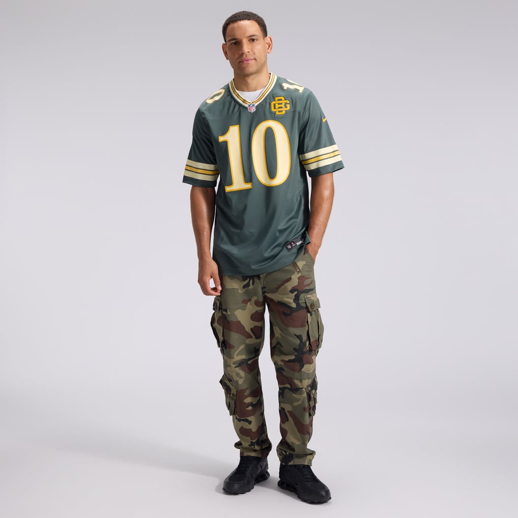 Men's Green Bay Packers Jordan Love Nike Green 2026 Rivalries Collection Game Jersey - Image 5