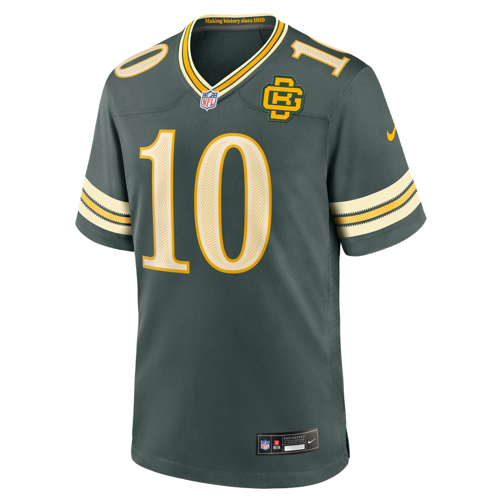Men's Green Bay Packers Jordan Love Nike Green 2026 Rivalries Collection Game Jersey - Image 7