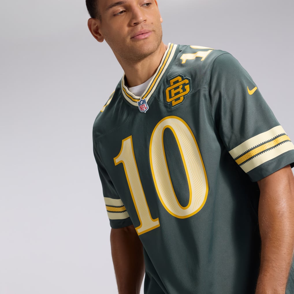 Men's Green Bay Packers Jordan Love Nike Green 2026 Rivalries Collection Game Jersey - Image 10
