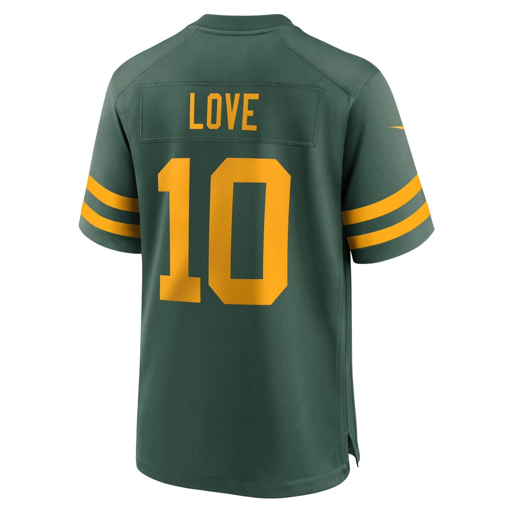 Men's Green Bay Packers Jordan Love Nike  Green Alternate Game Jersey - Image 4