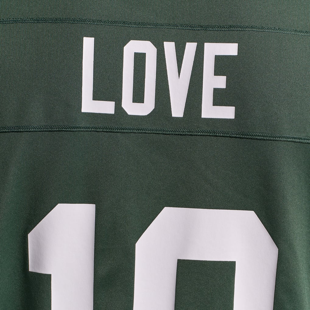 Men's Green Bay Packers Jordan Love Nike Green Player Game Jersey - Image 12