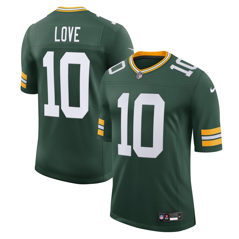 Men's Green Bay Packers Jordan Love Nike Green Team Vapor Untouchable Limited Jersey - Image 1