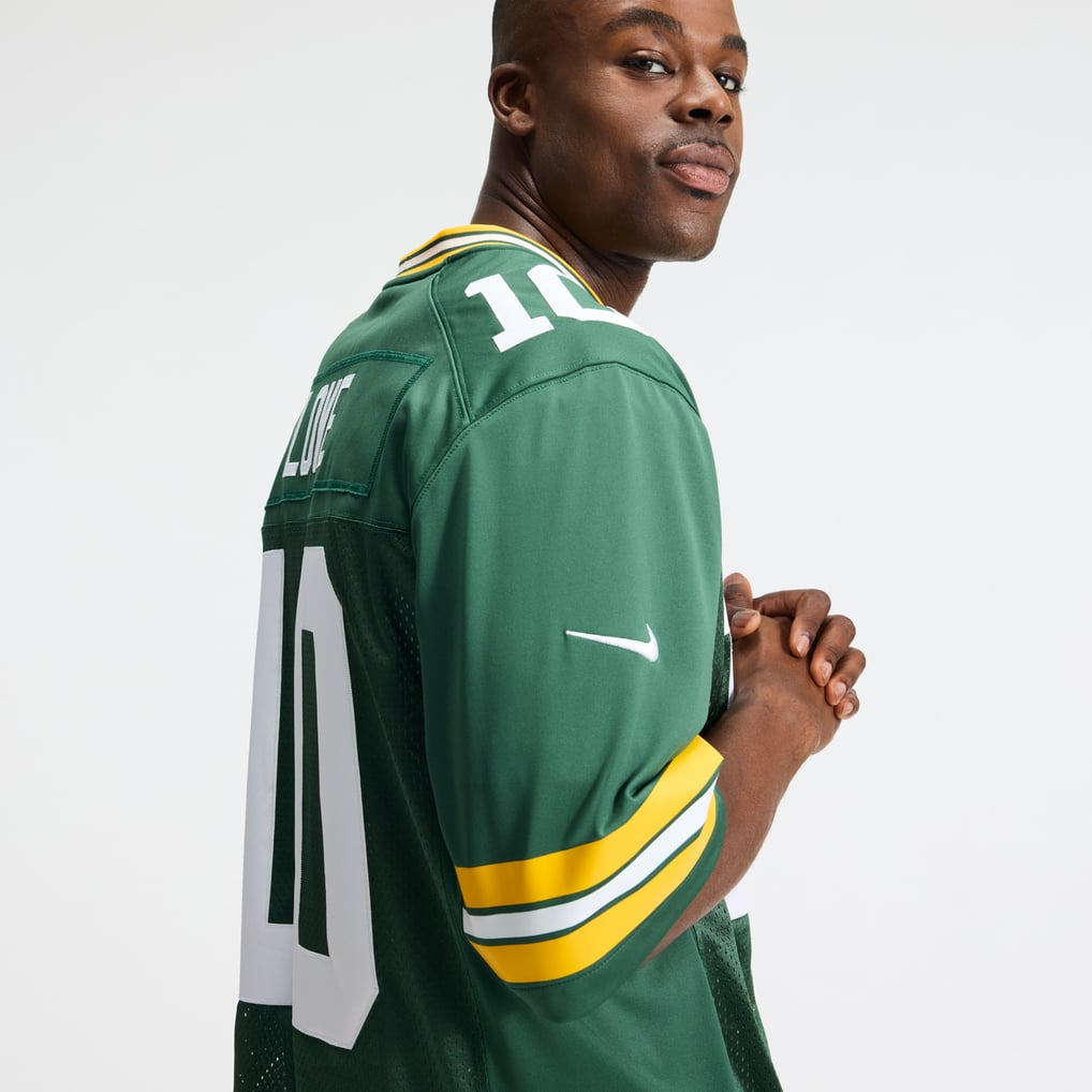 Men's Green Bay Packers Jordan Love Nike Green Vapor Untouchable Stitched Limited Jersey - Image 10