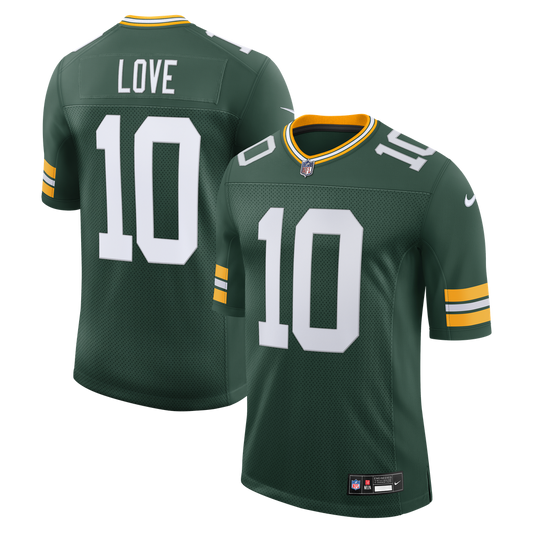 Men's Green Bay Packers Jordan Love Nike Green Vapor Untouchable Stitched Limited Jersey - Image 1