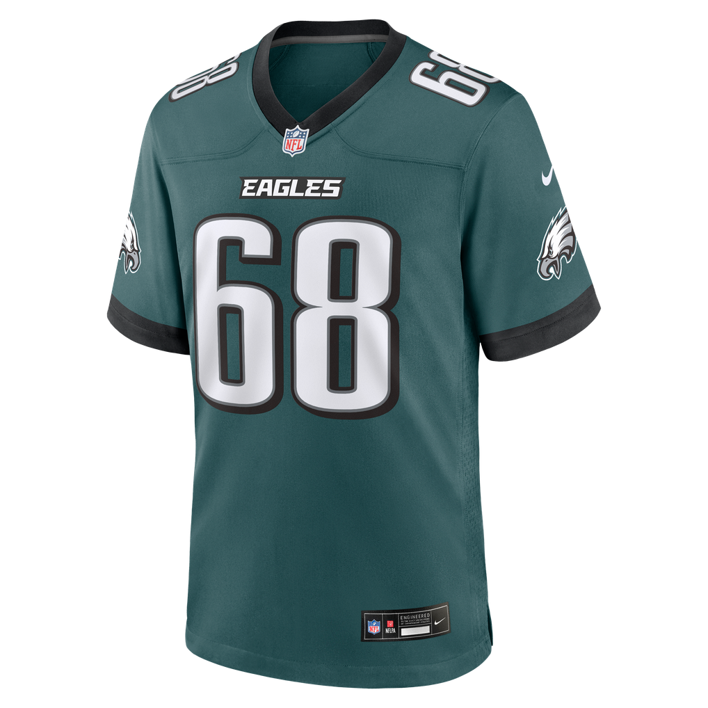 Men's Philadelphia Eagles Jordan Mailata Nike  Midnight Green Team Game Jersey - Image 3