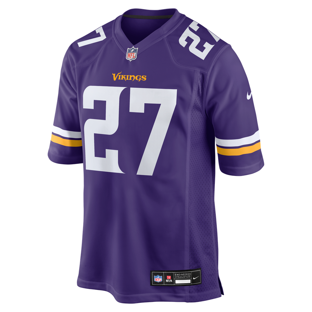 Men's Minnesota Vikings Jordan Mason Nike  Purple Team Game Jersey - Image 3