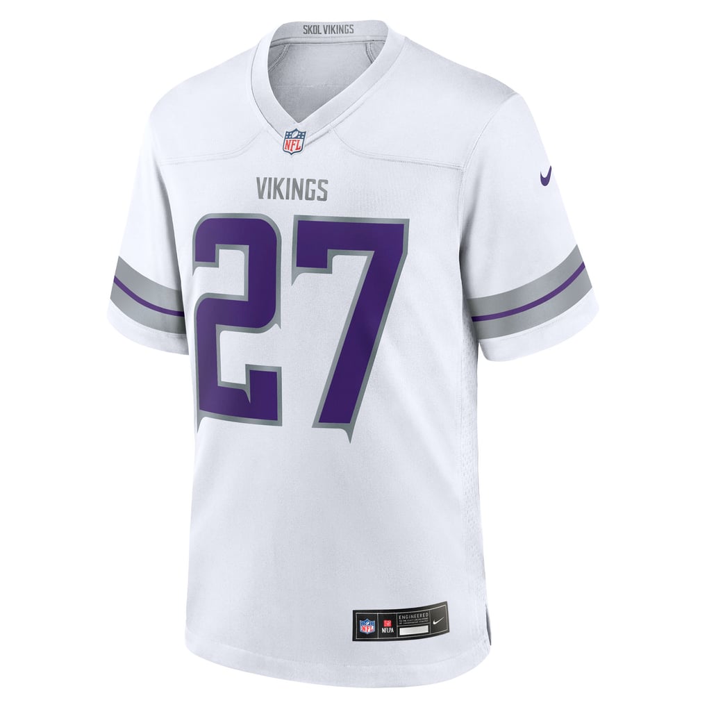 Men's Minnesota Vikings Jordan Mason Nike White Alternate Game Jersey - Image 3