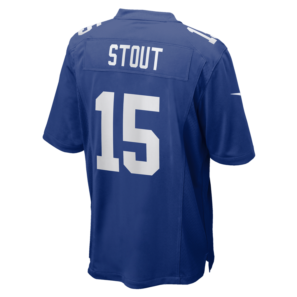 Men's New York Giants Jordan Stout Nike Royal Team Game Jersey - Image 6