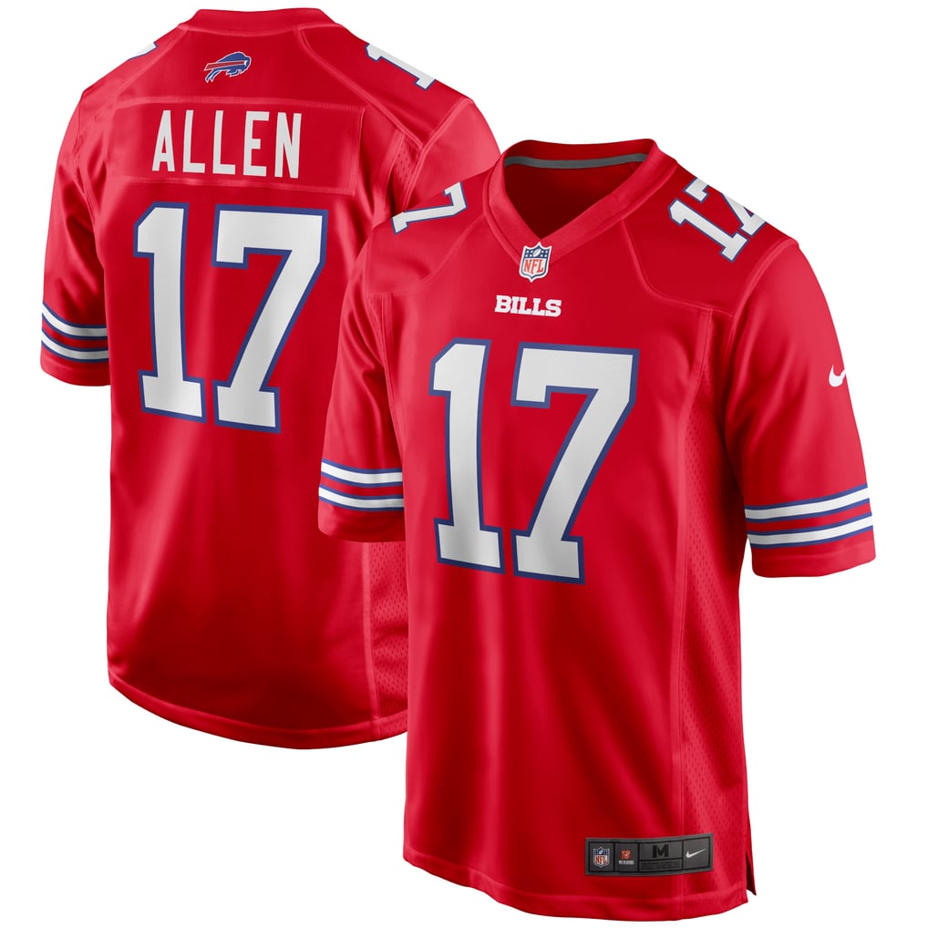 Men's Buffalo Bills Josh Allen Nike Red Alternate Game Player Jersey - Image 1