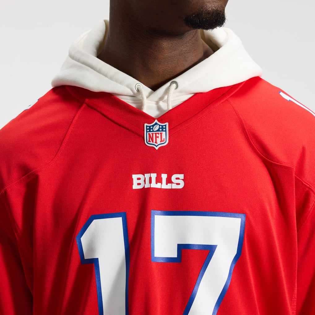 Men's Buffalo Bills Josh Allen Nike Red Alternate Game Player Jersey - Image 10