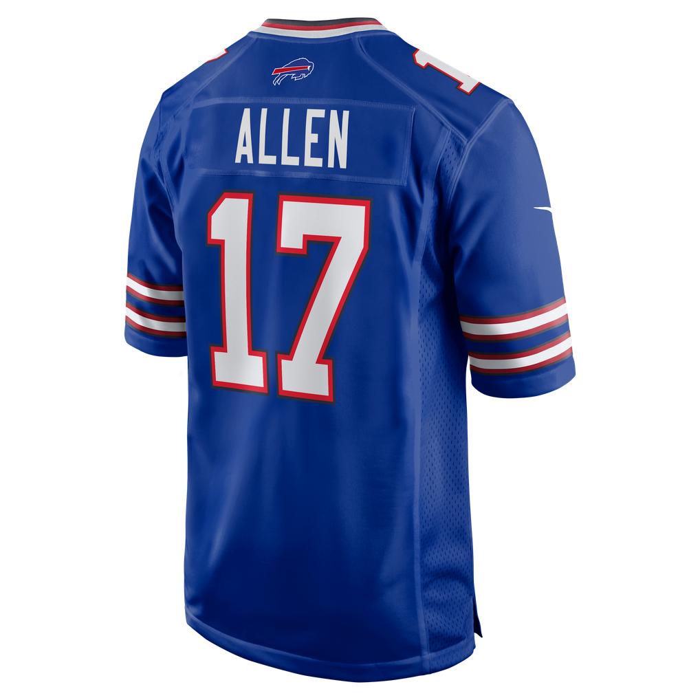 Men's Buffalo Bills Josh Allen Nike Royal Game Player Jersey - Image 4