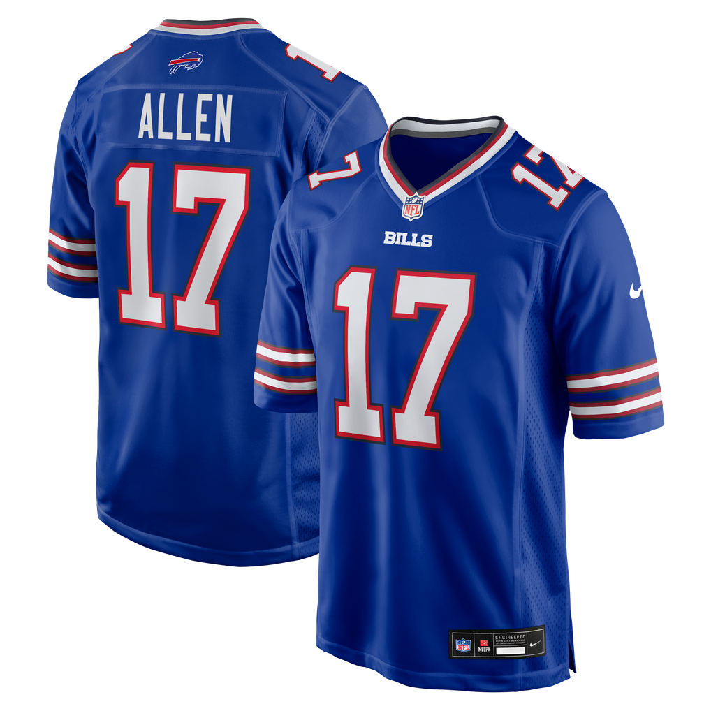 Men's Buffalo Bills Josh Allen Nike Royal Game Player Jersey - Image 1