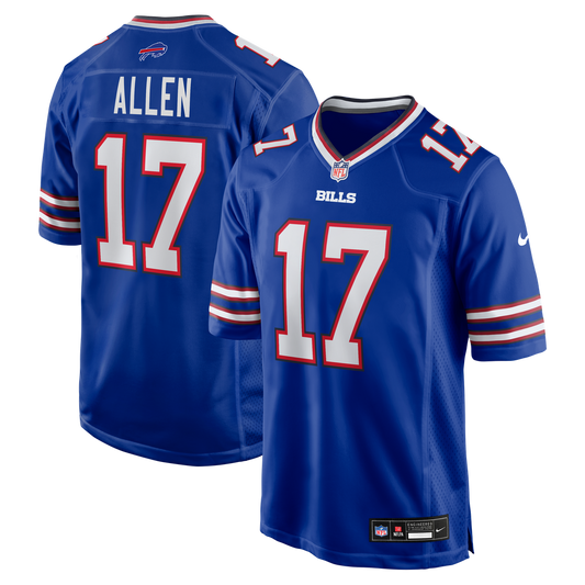 Men's Buffalo Bills Josh Allen Nike Royal Team Game Player Jersey - Image 1