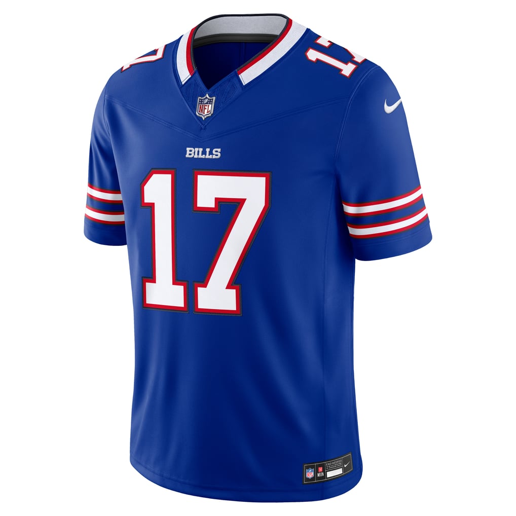 Men's Buffalo Bills Josh Allen Nike Royal Team Vapor F.U.S.E. Stitched Limited Jersey - Image 3
