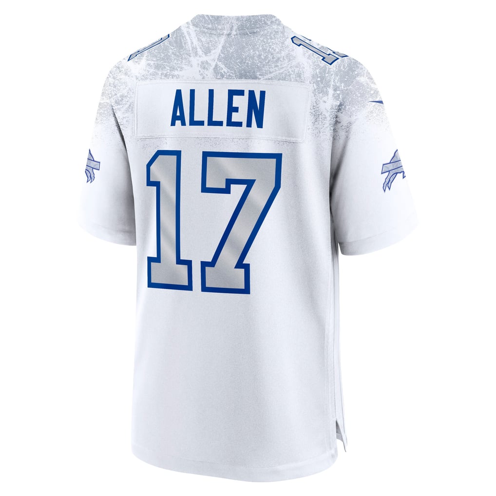 Men's Buffalo Bills Josh Allen Nike White Rivalries Collection Game Jersey - Image 3