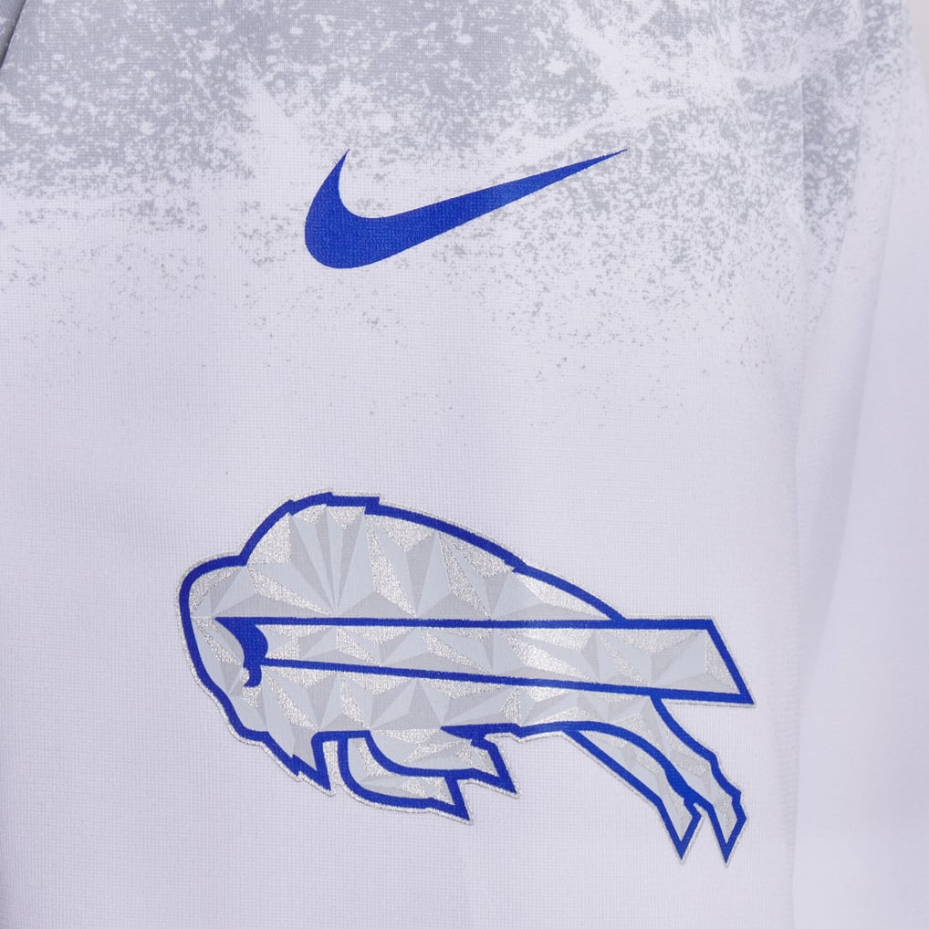 Men's Buffalo Bills Josh Allen Nike White Rivalries Collection Game Jersey - Image 8