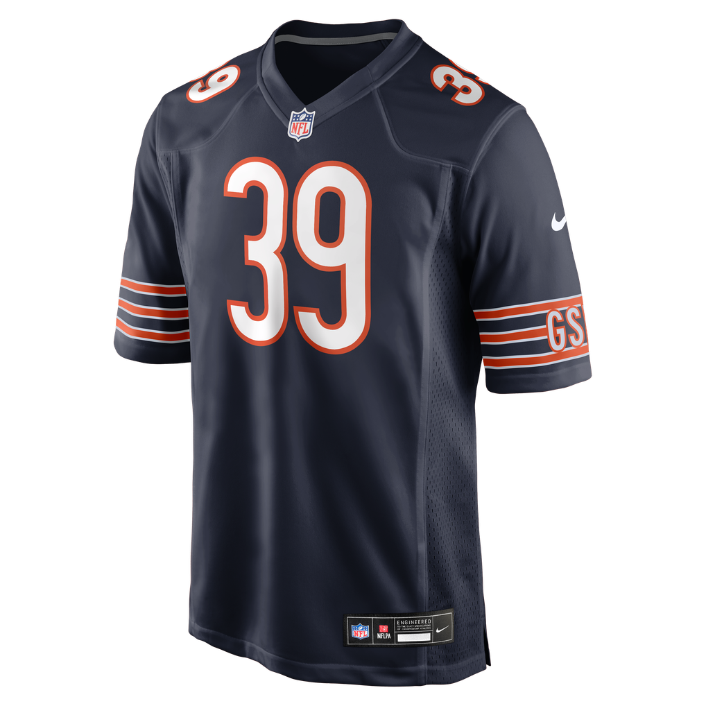 Men's Chicago Bears Josh Blackwell Nike Navy Game Player Jersey - Image 3