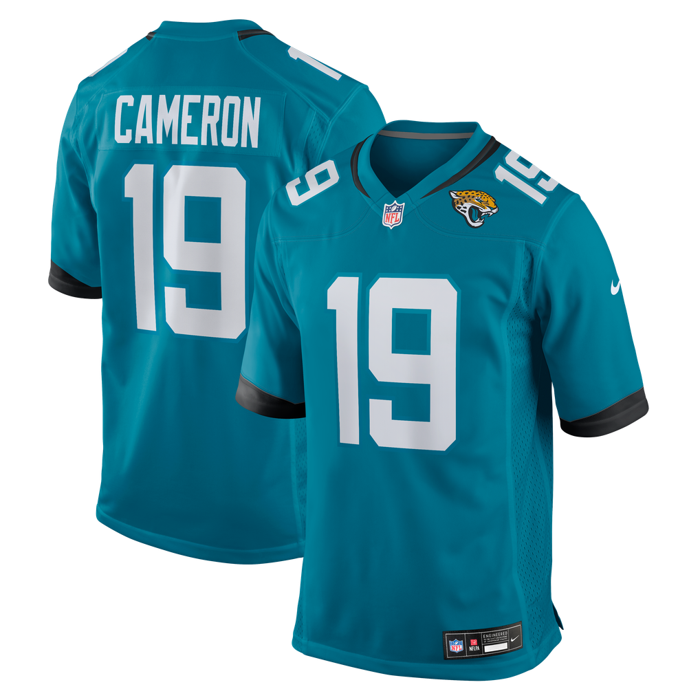 Men's Jacksonville Jaguars Josh Cameron Nike Teal Game Jersey - Image 2
