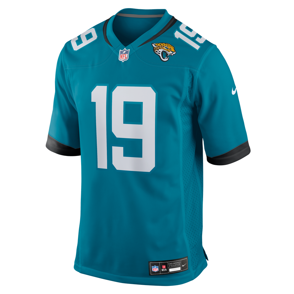 Men's Jacksonville Jaguars Josh Cameron Nike Teal Game Jersey - Image 5