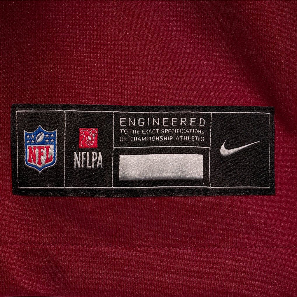 Men's Washington Commanders Josh Conerly Jr. Nike Burgundy Team Game Jersey - Image 7
