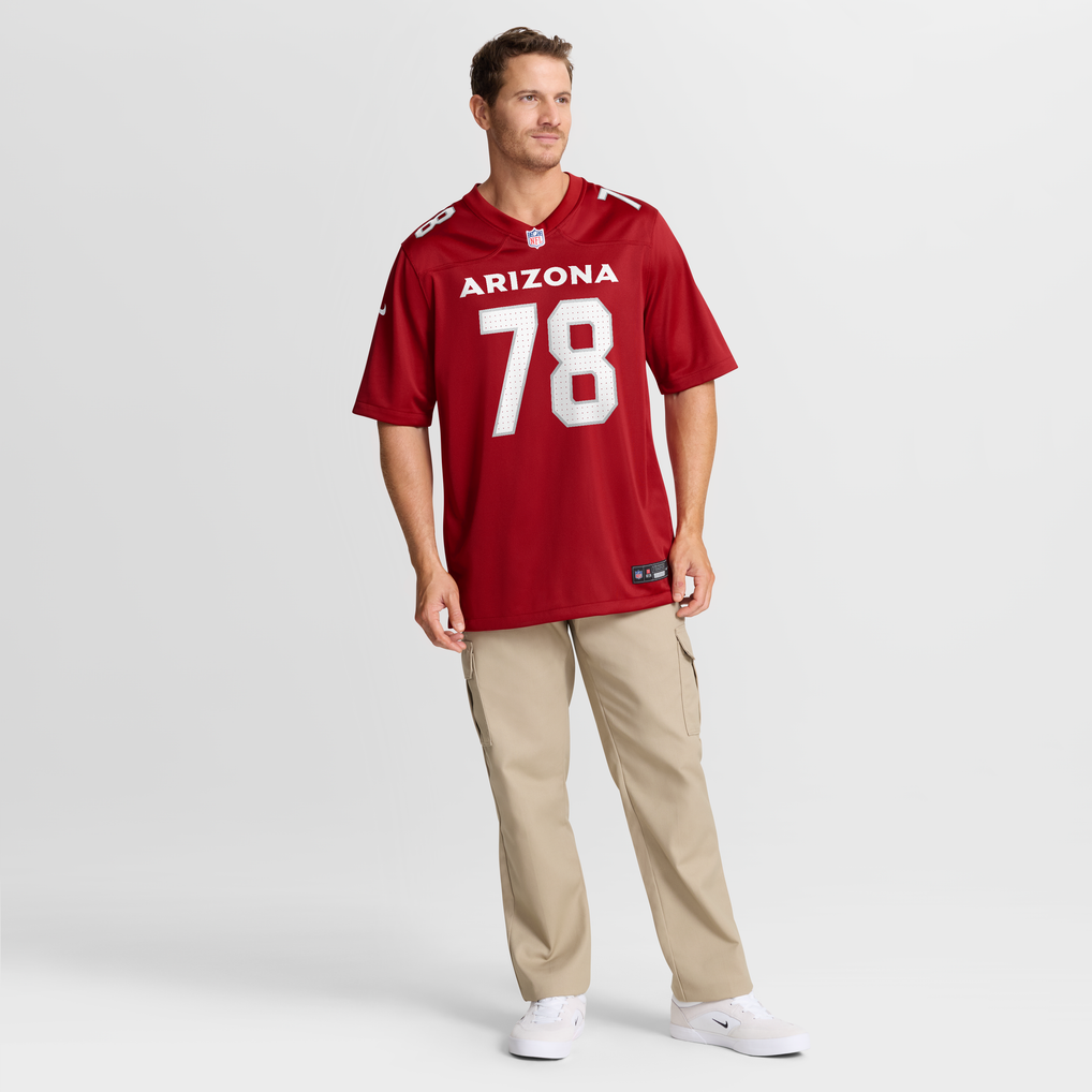 Men's Arizona Cardinals Josh Fryar Nike  Cardinal Team Game Jersey - Image 8