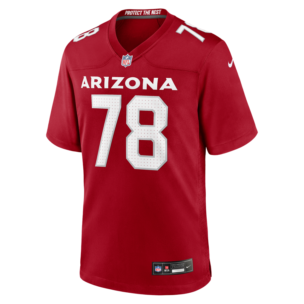 Men's Arizona Cardinals Josh Fryar Nike  Cardinal Team Game Jersey - Image 3