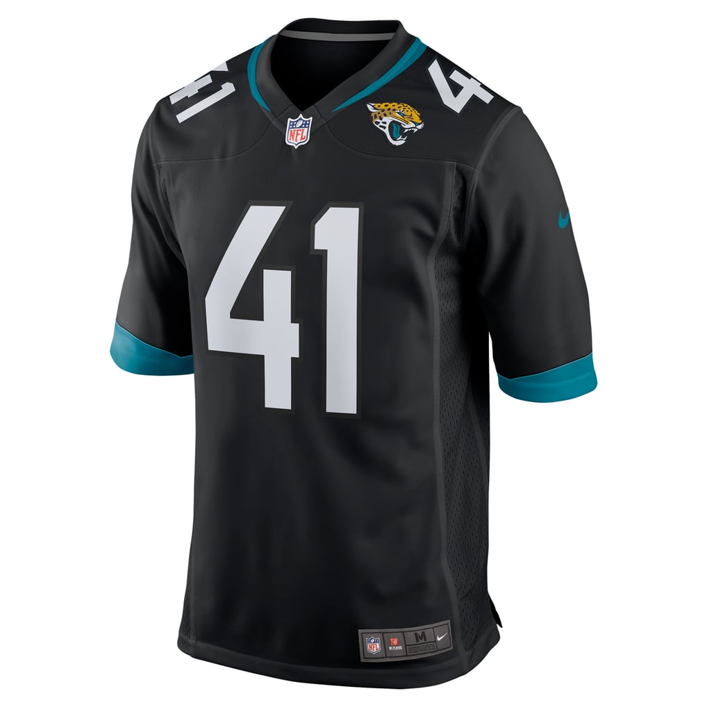 Men's Jacksonville Jaguars Josh Hines-Allen Nike Black Alternate Game Jersey - Image 3