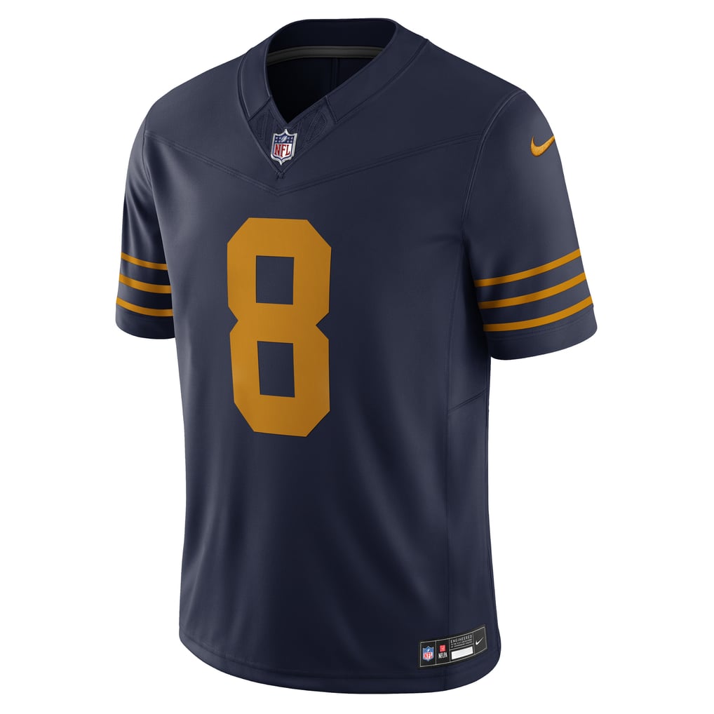 Men's Green Bay Packers Josh Jacobs Nike Navy The 1923 Classic Vapor F.U.S.E. Limited Jersey - Image 3