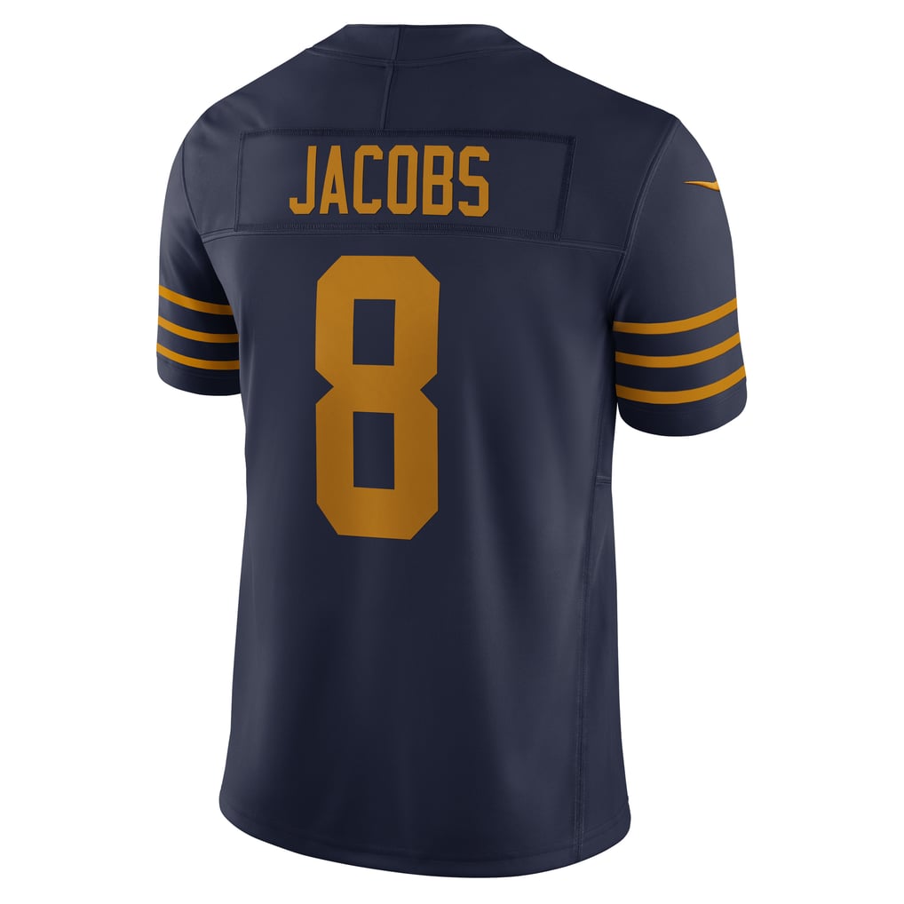Men's Green Bay Packers Josh Jacobs Nike Navy The 1923 Classic Vapor F.U.S.E. Limited Jersey - Image 4