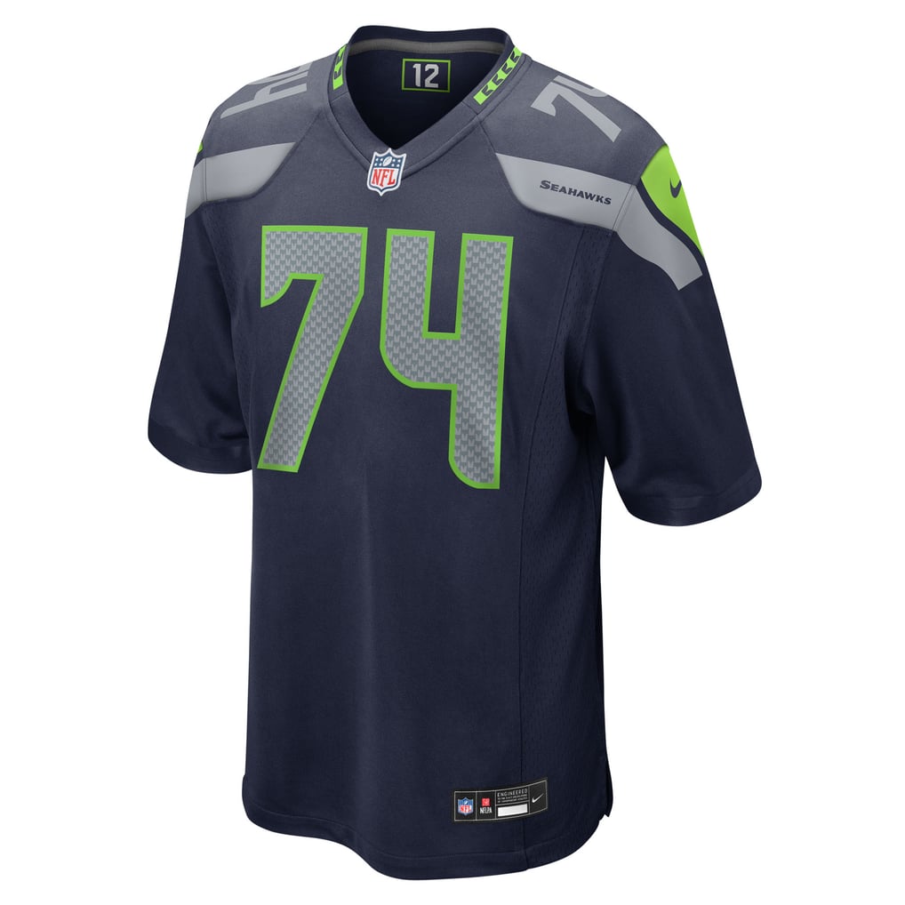 Men's Seattle Seahawks Josh Jones Nike  College Navy Team Game Jersey - Image 3