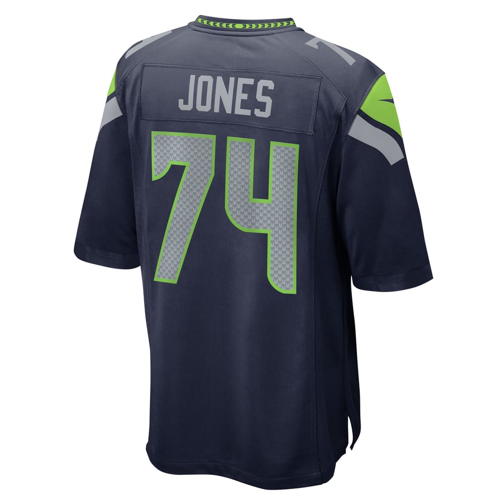 Men's Seattle Seahawks Josh Jones Nike  College Navy Team Game Jersey - Image 4